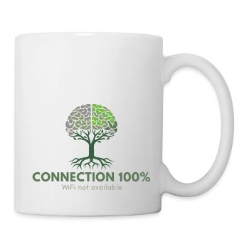 Connection 100%, WIFI not available - Mug - white - Right