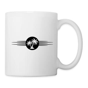 Palm Tree Symbol Island - Mug - white - Right
