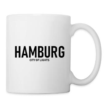 Hamburg - City of Lights - Germany - Mug - white - Right