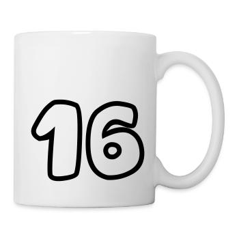16 - Tasse - Weiß - Rechts