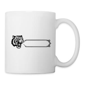 Tiger - Surname, First Name - Mug - white - Right