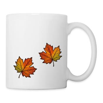 Leaf Autumn Maple Leaf 2 - Mug - white - Right