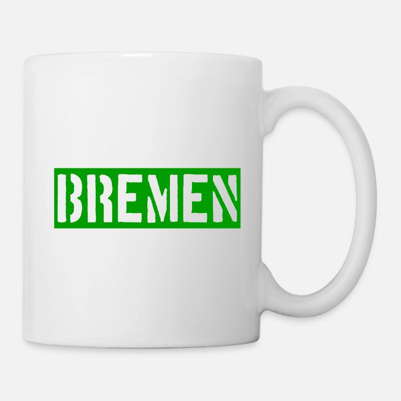 Bremen - Weser - Werder - Hansestadt - Tasse - Weiß