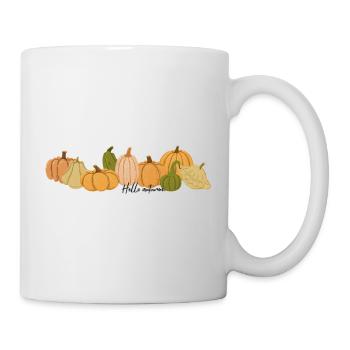 Hello autumn - Tasse - Weiß - Rechts