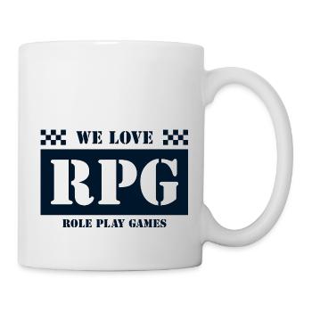 Wir lieben epische Role Play Games - Tasse - Weiß - Rechts