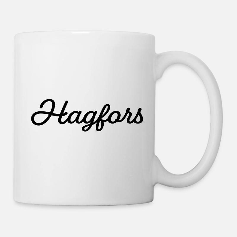Hagfors black - Mug - white