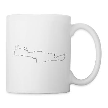 Kreta - Tasse - Weiß - Rechts