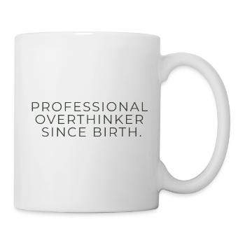 Penseur professionnel depuis sa naissance – Minimaliste - Mug blanc - blanc - Droite