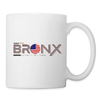 Bronx American Flag Motif T-Shirt - Mug - white - Right