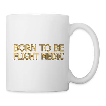 Flight Medic Born To Be Luftrettung - Tasse - Weiß - Rechts