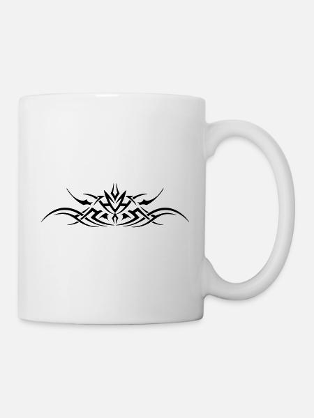 Tribal 3 von Helfspawn - Tasse - Weiß