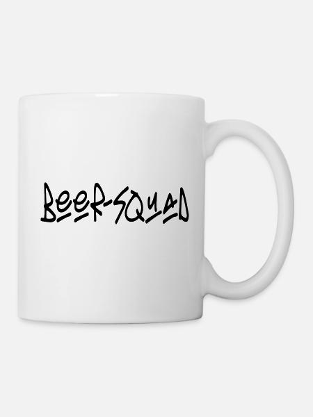 beer-squad - Tasse - Weiß
