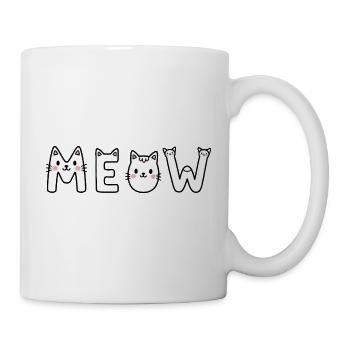 Perfekte Buchstaben - Tasse - Weiß - Rechts