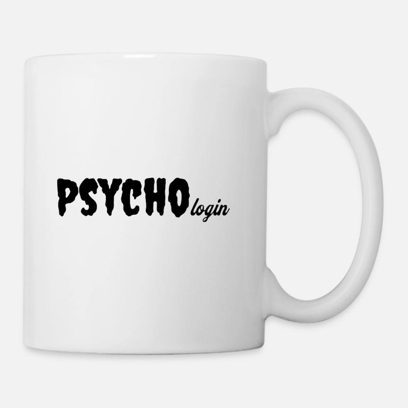 Psycho Drôle Psychologue Déclaration du Psychologue - Mug blanc - blanc