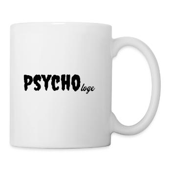Psycho Loge – Lustiges Psychologen Shirt - Tasse - Weiß - Rechts
