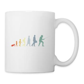 Fechter Evolution - Tasse - Weiß - Rechts