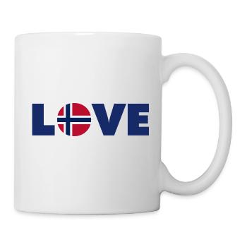 Norway - Love - Norge - Liebe - Norwegen - Mug - white - Right
