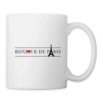 Paris Frankreich Eiffelturm - Tasse - Weiß - Rechts