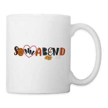 Sonnabend Wochentag - Tasse - Weiß - Rechts