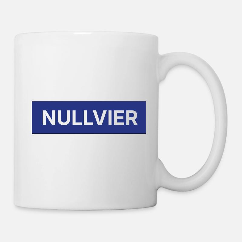 Nullvier Boxlogo - Tasse - Weiß