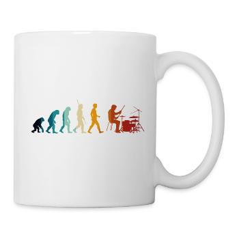 Évolution de la batterie - Mug blanc - blanc - Droite