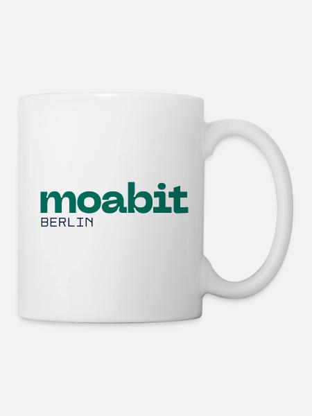 Moabit Berlin Schönes simples Design - Tasse - Weiß