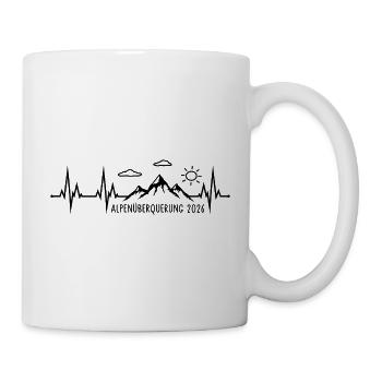 Crossing the Alps 2026 Mountains ECG Hiking Alps - Mug - white - Right