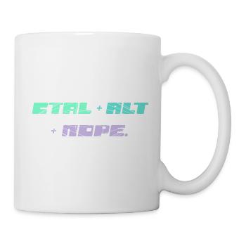 CTRL ALT NOPE - IT Motiv - Tasse - Weiß - Rechts