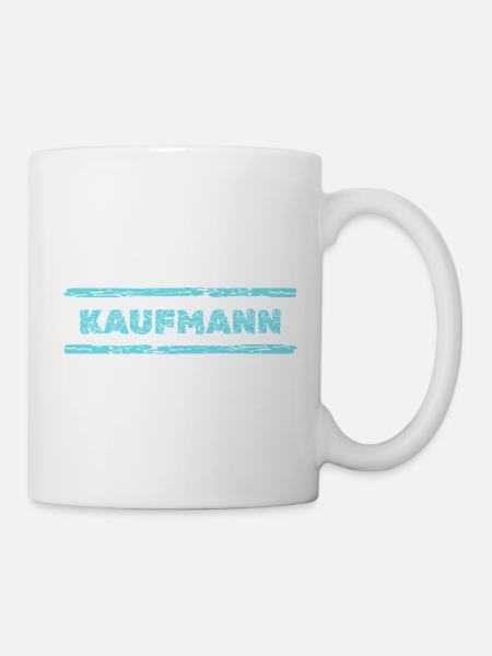 Beruf Kaufmann - Tasse - Weiß