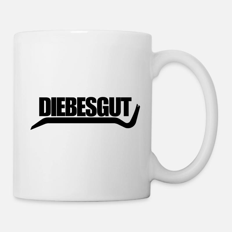 DIEBESGUT_BRECHEISEN - Tasse - Weiß