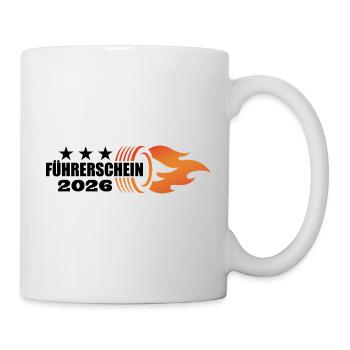 Driver's license passed 2026 - Driver's license - Mug - white - Right