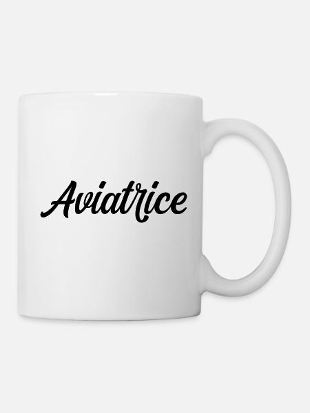 Fliegerpilot Flugzeugflug - Tasse - Weiß
