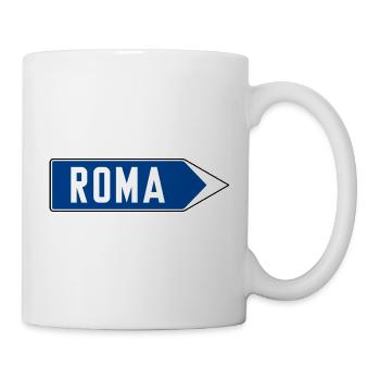 Segnale_stradale_italiano_1959_-_segnale_di_dir - Mug blanc - blanc - Droite
