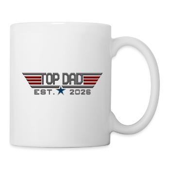 Meilleur père fondé en 2026 - Mug blanc - blanc - Droite