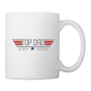Meilleur père fondé en 2026 - Mug blanc - blanc - Droite