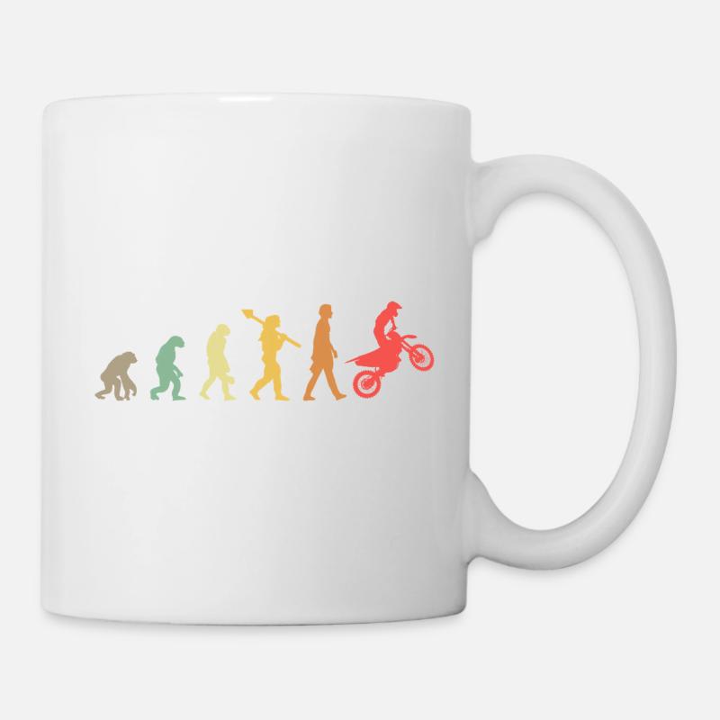 Evolution Motocross - Tasse - Weiß