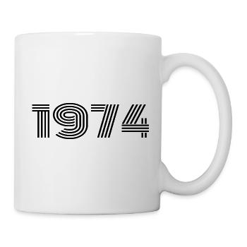 51. Geburtstag, 51 Jahre, Jubiläum - Tasse - Weiß - Rechts