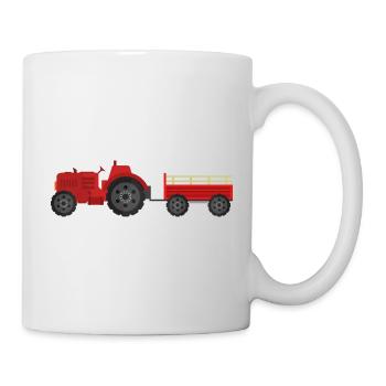 Landtraktor - Tasse - Weiß - Rechts