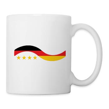 Drapeau Allemand - Allemagne - Mug blanc - blanc - Droite
