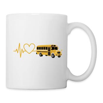 Herzbus: Love on Wheels - Mug - white - Right