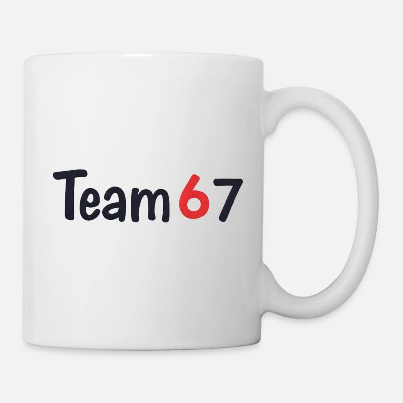 Team 6 7 – Collective Text Design - Mug - white