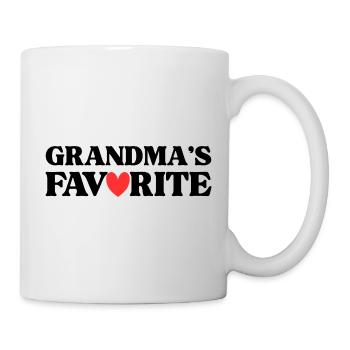 Grandma's Favorite Cute Family for Little - Mug - white - Right