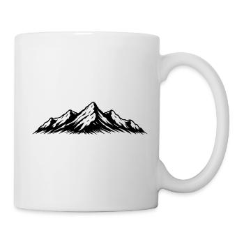 Mountains Symbol Alps - Mug - white - Right