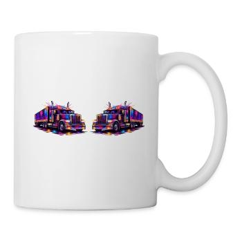 Neon Trucks - Mug - white - Right