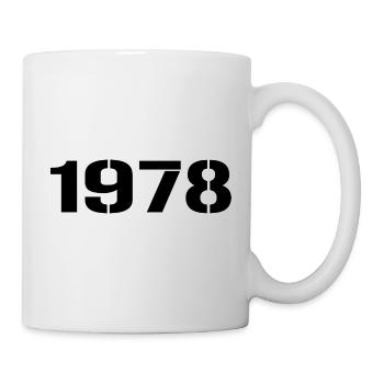 Millésime 1978 - Mug blanc - blanc - Droite