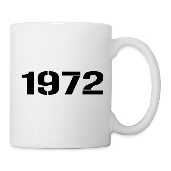 Millésime 1972 - Mug blanc - blanc - Droite