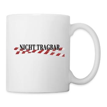 Unwearable – Black Humor Statement Design - Mug - white - Right