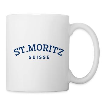 St. Moritz - Suisse - Switzerland - Swiss - Mug - white - Right