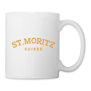St. Moritz - Suisse - Switzerland - Swiss - Mug - white - Right