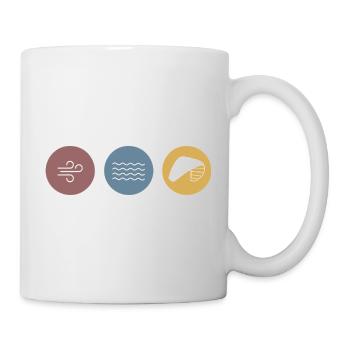 Colorful Icons Kite - Mug - white - Right